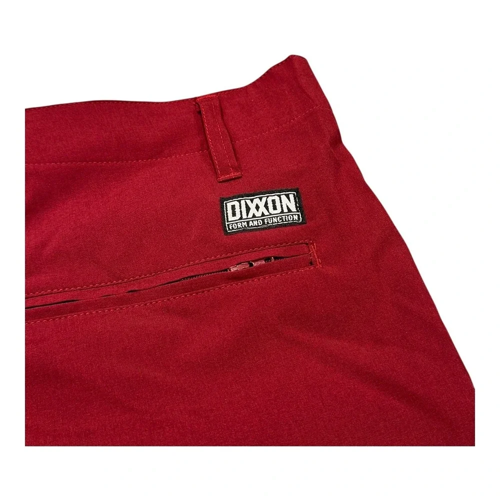 DIXXON Red Shorts Men's Size 34 Form and Function Golf Casual Comfort